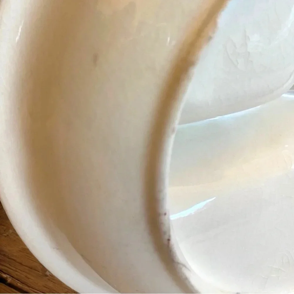VINTAGE 1930s Salem China Co. Child’s Baby Feeding Dish/Bowl - Hey Diddle Diddle